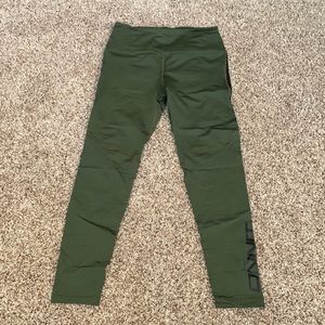 Green Onnit workout leggings with Mesh size XL